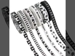 Πασχαλινή κορδέλα, μαύρο και λευκό στεφάνι Πάσχα, κορδέλα διακόσμησης τόξου, καλάθι αυγών Πάσχα, πακέτα δώρων