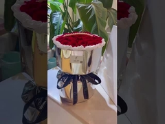 Χαρτί περιτύλιξης λουλουδιών με γυαλιστερή γυαλιστερή χρώση, αδιάβροχο πάχυντο κυτταροφάνιο, χαλί DIY