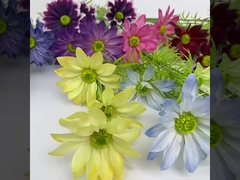 Ακριβές καλοκαιρινό χρυζάνθεμα τυχερός κουβάς διακόσμηση λουλουδιών γαμήλια φωτογραφία διακόσμηση κήπου