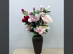 Διασυνοριακή προσομοίωση EVA αφρό μαγνολία οικιακό εσωτερικό ψεύτικα διακοσμητικά λουλούδια άγγιγμα μαγνολία