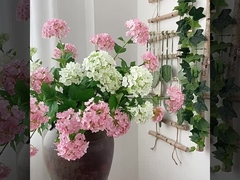 3 κεφαλές ξύλινη κεντημένη μπάλα προσομοίωση λουλούδι ψεύτικο λουλούδι διακόσμηση σπιτιού μαλακό διακόσμηση γάμο