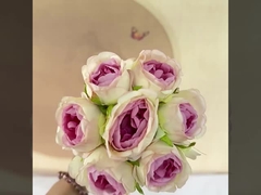 Στυλ τριαντάφυλλα, ψεύτικα λουλούδια, βάζα λουλουδιών, χειροκίνητα λουλούδια, φωτογραφίες της Ημέρας του Αγίου Βαλεντίνου, ανθοφόρο μπουκάλι