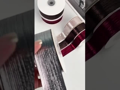 Χρυσή και ασημένια λωρίδα θερμής σφράγισης γυαλιστερή επιφάνεια ταινία