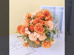 Τεχνητή διακόσμηση χρυζάνθματος, λουλούδια μεταξιού, χαμομήλι, φωτογραφική διακόσμηση σαλόνι, λουλούδι