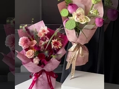 Μπαμπού Πεταλούδα Αρχαίο Στυλ DIY Δημιουργία Ανθοδέσμης Χάρτινη Συσκευασία Λουλουδιών