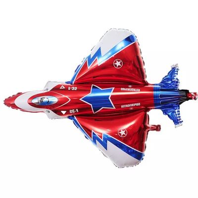 Αγορά Μπαλόνι ρύθμισης διακοσμήσεων μπαλονιών φύλλων αλουμινίου αργιλίου αεροσκαφών μπαλονιών ταινιών αργιλίου μαχητών Wholesal διαδικτυακή κατασκευή