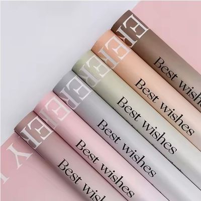 Καλή τιμή. Υδατοασφαλές και ανθεκτικό χαρτί περιτύλιξης λουλουδιών 58*58cm συμβατό με την εκτύπωση με βαφή σε απευθείας σύνδεση