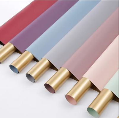 Αγορά 64X34X0,36 cm Πλούσιο χεριούχο πλαστικό χαρτί περιτύλιξης με χρυσό διαδικτυακή κατασκευή