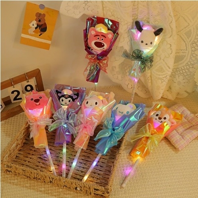 Αγορά Παιδικό καρτούν Flash Fairy Wand Bouquet με φωτεινά παιχνίδια Plush 10x32cm online manufacture