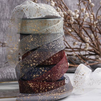 Αγορά Ζεστό σφράγισμα ραγισμένη κορδέλα chiffon DIY πέλμα πέλμα αξεσουάρ chiffon συσκευασία μπαλόνι κορδέλα παπουτσιών κορδέλα λουλούδι δώρο κουτί κορδέλα online manufacture