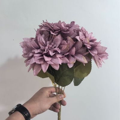 Αγορά Δαχλία μεταξωτό λουλούδια βοηθήματα για τοποθέτηση, διακόσμηση τραπεζιού αίθουσας γάμου διαδικτυακή κατασκευή