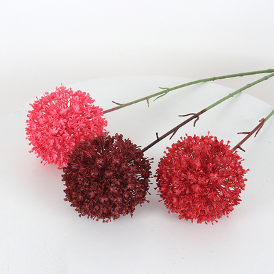 Αγορά Προσαρμοσμένο μονό μπαλάκι από πλαστικό λουλούδι γάμου προσομοίωση λουλούδι αίθουσα γάμου οδός οδηγός διακόσμηση λουλουδιών διακόσμηση ψεύτικο λουλούδι online manufacture