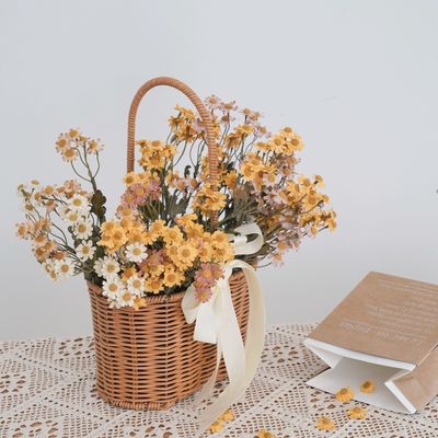 Αγορά Simulated flower autumn single small Daisy home decoration dining table bouquet decoration item shooting prop  Ορίστε και τα δικά μου. διαδικτυακή κατασκευή