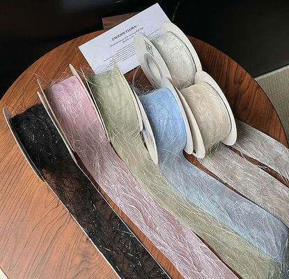 Αγορά 4cm/10m Μαύρη Φτερό Ρίμπαν άνθος μπουκέτο γραβάτα Tassel Σχεδιασμός για DIY διακόσμηση Φλωρικά υλικά διαδικτυακή κατασκευή