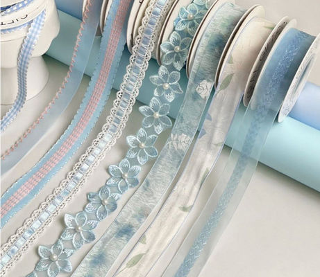 Αγορά Κορδέλα σατέν 3cm/2m Φρέσκο ​​μπουκέτο λουλουδιών Κορδέλα διακοσμητική Ιμάντας Διακοσμητική ανθοδέσμη DIY Υλικά συσκευασίας Πλένεται διαδικτυακή κατασκευή