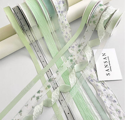 Αγορά 1cm Πλενόμενο Μέντα Manbo Κορδέλα Λουλούδι Μπουκέτο Πλωτό Χειροποίητο Σχεδιασμός Λουλουδιών DIY Δώρο Κέικ Πακέτο Διακοσμητικό Λουρί διαδικτυακή κατασκευή