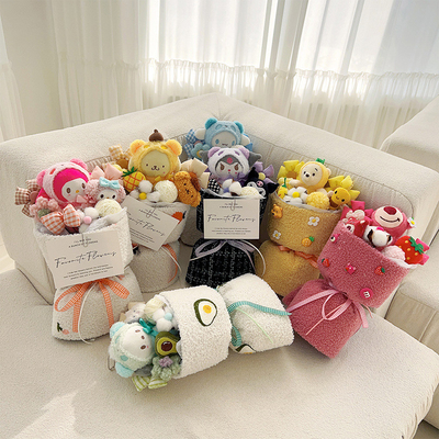 Αγορά Χονδρικές πολυτελείς κούκλες Sanrio για την κοπέλα σου και τον καλύτερο φίλο σου, τα μπουκέτα από κούκλες για την ημέρα του Αγίου Βαλεντίνου. online manufacture