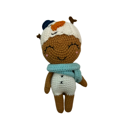 Αγορά Μοδάτη κούκλα με βελονάκι Συλλογή Amigurumi Χειροποίητο μίνι βελούδινο σετ παιχνιδιών γεμιστό με κούκλα Peg Baiana για κορίτσια διαδικτυακή κατασκευή