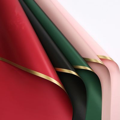 Αγορά Χρυσό έγγραφο 58cm*58cm συσκευασίας λουλουδιών συνόρων ανθεκτικό τυλίγοντας έγγραφο νερού διαδικτυακή κατασκευή