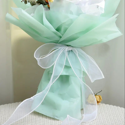 Καλή τιμή Κορδέλλα περικαλυμμάτων δώρων Organza εξαρτημάτων DIY για τη διακόσμηση λουλουδιών σε απευθείας σύνδεση