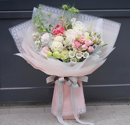 Καλή τιμή Τυλίγοντας έγγραφο 58cm*58cm ανθοκόμων πλαστικών ταινιών σε απευθείας σύνδεση