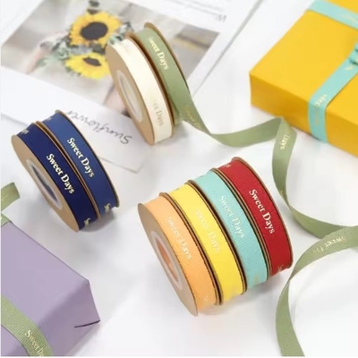 Καλή τιμή. Περιβαλλοντικώς φιλικός Tencel Double Face RPET Ribbon Roll για συσκευασία δώρων σε πολλά χρώματα σε απευθείας σύνδεση