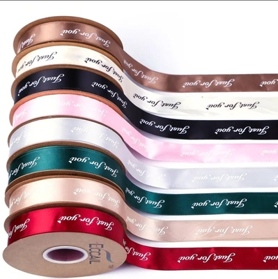 Καλή τιμή. 3mm-100mm Custom Satin Ribbon Gift Wrap Πολυχρωματικό Ουράνιο τόξο Grosgrain Λουλούδια περιτύλιξη κορδέλα σε απευθείας σύνδεση