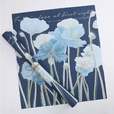Καλή τιμή. Αδιάβροχο Custom Floral Wrapping Paper για Bouquet Korea Style Mixed Pulp Flower Painting (Παρασκευασμένο ανθοπλαστικό χαρτί για μπουκέτα) σε απευθείας σύνδεση