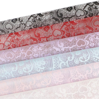 Καλή τιμή. Γύρισμα λουλουδιών Βαλεντίνου Κορεάτικο σούι χαρτί Γύρισμα Αδιάβροχο Ματ Λουλούδι Φυλλόφυλλο Χαρτί Έλεγαντο Σχεδιασμό 56cm*56cm Προσαρμοσμένο σε απευθείας σύνδεση