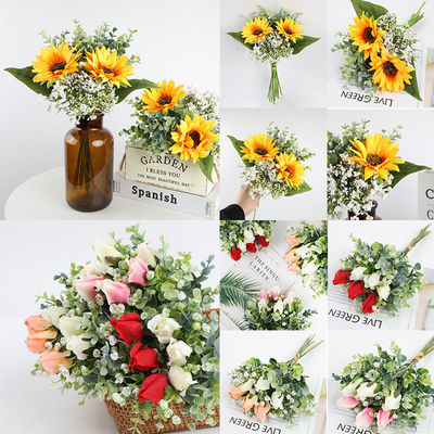 Καλή τιμή. Τεχνητά χειροκίνητα μπουκέτα, τεχνητά φυτά και πλαστά μπουκέτα λουλουδιών σε απευθείας σύνδεση