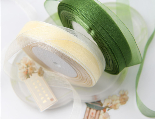 Καλή τιμή. Χιόνι γάζα κορδέλα chiffon DIY υλικό σατέν κορδέλα στρατιωτική πράσινη κέικ κουτί διακόσμηση λουλούδι του χασαμίνου Bundle συσκευασία μετάξι ταινία σε απευθείας σύνδεση