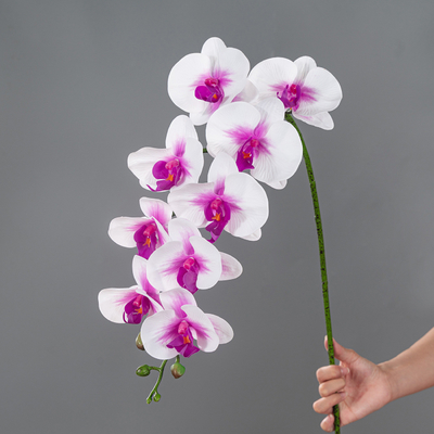 Καλή τιμή. Simulated flowers with a high-end and realistic feel, artificial butterfly orchid flower ornaments, fake flower decorations, flower bouquets, wedding flowers Orchid pot σε απευθείας σύνδεση