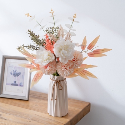 Καλή τιμή. Home Decoration Fake Flowers Dandelion Bouquet INS Wind Manufacturer Cross border Wholesale Wedding Simulation Flowers σε απευθείας σύνδεση