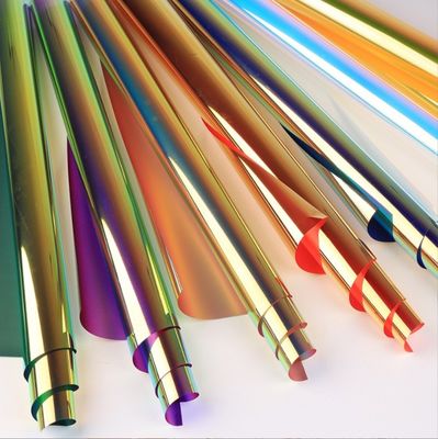 Καλή τιμή. Χαρτί Συσκευασίας Λουλουδιών και Τριαντάφυλλων Σχεδιασμός Μόδας Διπλής Όψης Μαγικό Χρώμα Συσκευασίας Πολύχρωμο Επτάχρωμο Φως Συσκευασίας σε απευθείας σύνδεση