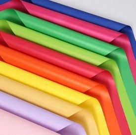 Καλή τιμή. Διπλής Όψης Χαρτί Συσκευασίας Λουλουδιών Ντοπαμίνης με Διπλό Χρώμα BOPP σε Πολλά Χρώματα σε απευθείας σύνδεση