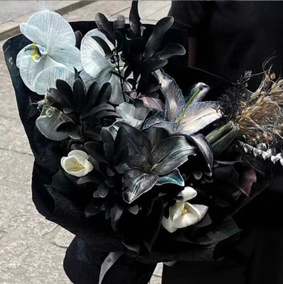 Καλή τιμή. Χειροποίητο Καλλιτεχνικό Συσκευαστικό Μπουκέτο Λουλουδιών από Χαρτί με Υφή Πέτρας, Πτυχωτό Χαρτί Λουλουδιών σε Πολλά Χρώματα σε απευθείας σύνδεση