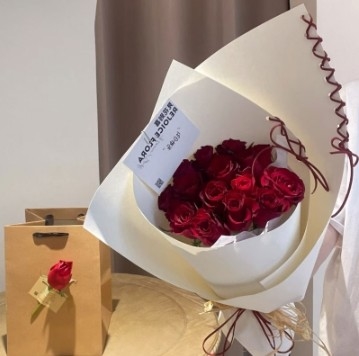 Χαρτί περιτυλίγματος Kraft 57*57cm, στυλ μπαλέτου, DIY για λουλούδια, δημοφιλές στο διαδίκτυο