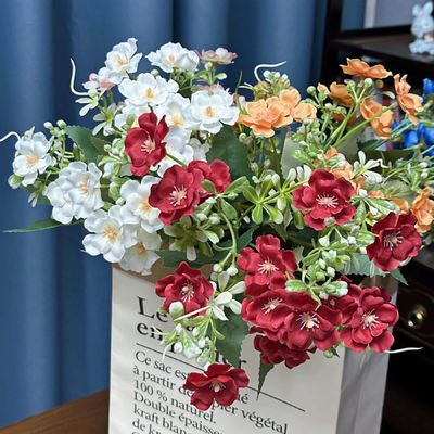 Καλή τιμή. Συσκευασία προσομοιωμένου λουλουδιού μαργαριτάρι χρυσάνθεμο μικρή μαργαρίτα διακόσμηση γάμου διασυνοριακό ψεύτικο στολίδι λουλουδιού χονδρικής διάταξη σε απευθείας σύνδεση