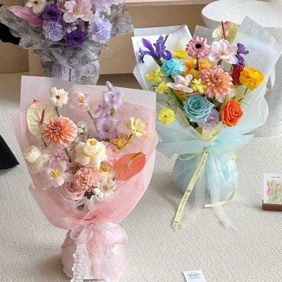 Καλή τιμή. Ημέρα της Μητέρας Φαλαενόψις Ματ Φυτικό Χαρτί Περιτύλιξης Μοντέρνα και Αδιάβροχα Υλικά Φλωρικής Τέχνης σε απευθείας σύνδεση