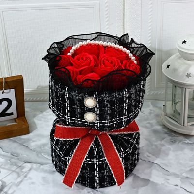 Καλή τιμή. Σαπούνι από τριαντάφυλλα, μικρό μπουκέτο από αρωματικά λουλούδια, Φεστιβάλ Qixi, Ημέρα του Αγίου Βαλεντίνου, δώρο γενεθλίων, Ημέρα της Γυναίκας, Μπουκέτο σαπούνι της Ημέρας της Μητέρας σε απευθείας σύνδεση