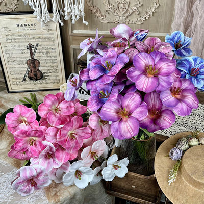 Καλή τιμή. Επτά κεφαλές τουλίπες προσομοίωση ψεύτικο λουλούδι χειροποίητο μπουκέτο γαμήλια διακόσμηση με άπλετο λουλούδι τεχνητό λουλούδι γαμήλια διακόσμηση δαπέδου διακόσμηση λουλουδιών σε απευθείας σύνδεση