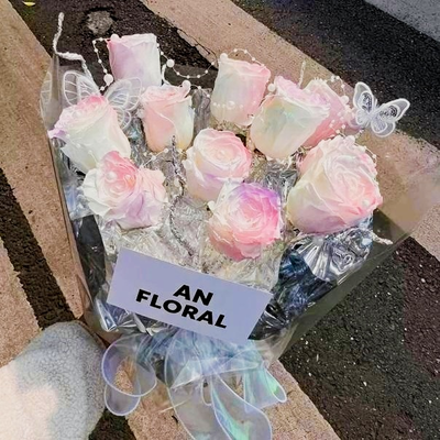Καλή τιμή. Στυλ Niche Mermaid Rose Soap Flower Bouquet, χειροποίητα αρωματικά τεχνητά τριαντάφυλλα για την Ημέρα του Αγίου Βαλεντίνου, την Ημέρα της Μητέρας, τα γενέθλια και τα δώρα διακοπών σε απευθείας σύνδεση