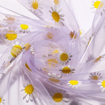 Καλή τιμή. 40D ο ηλίανθος Organza Tulle κυλά το ύφασμα για τη γαμήλια διακόσμηση Tutu σε απευθείας σύνδεση