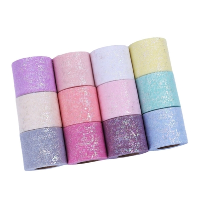 Καλή τιμή. Πολυεστέρας Organza Tulle Rolls Glitter Pattern σε απευθείας σύνδεση